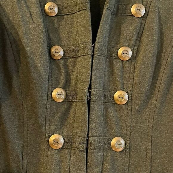 CAbi Women's XS Olive Green Military Jacket Stylish Casual - Picture 2 of 6